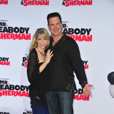 Patrick Warburton with his wife Cathy Jennings.